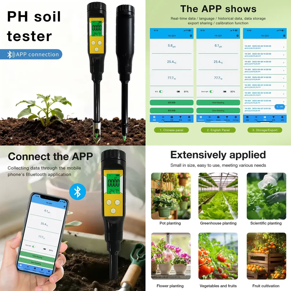 Plant Pot - Alat Ukur PH Tanah Pintar WAP01