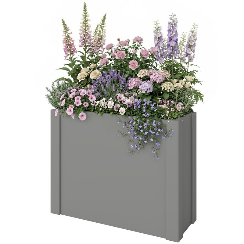 Raised Garden Bed - Kotak Tanam Galvanis Outsunny Raised Garden
