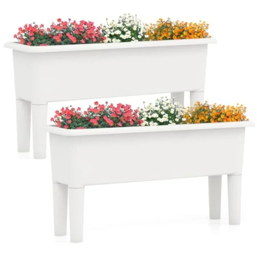 Self Watering Planter - Set 2 Pot Tanaman Tinggi untuk