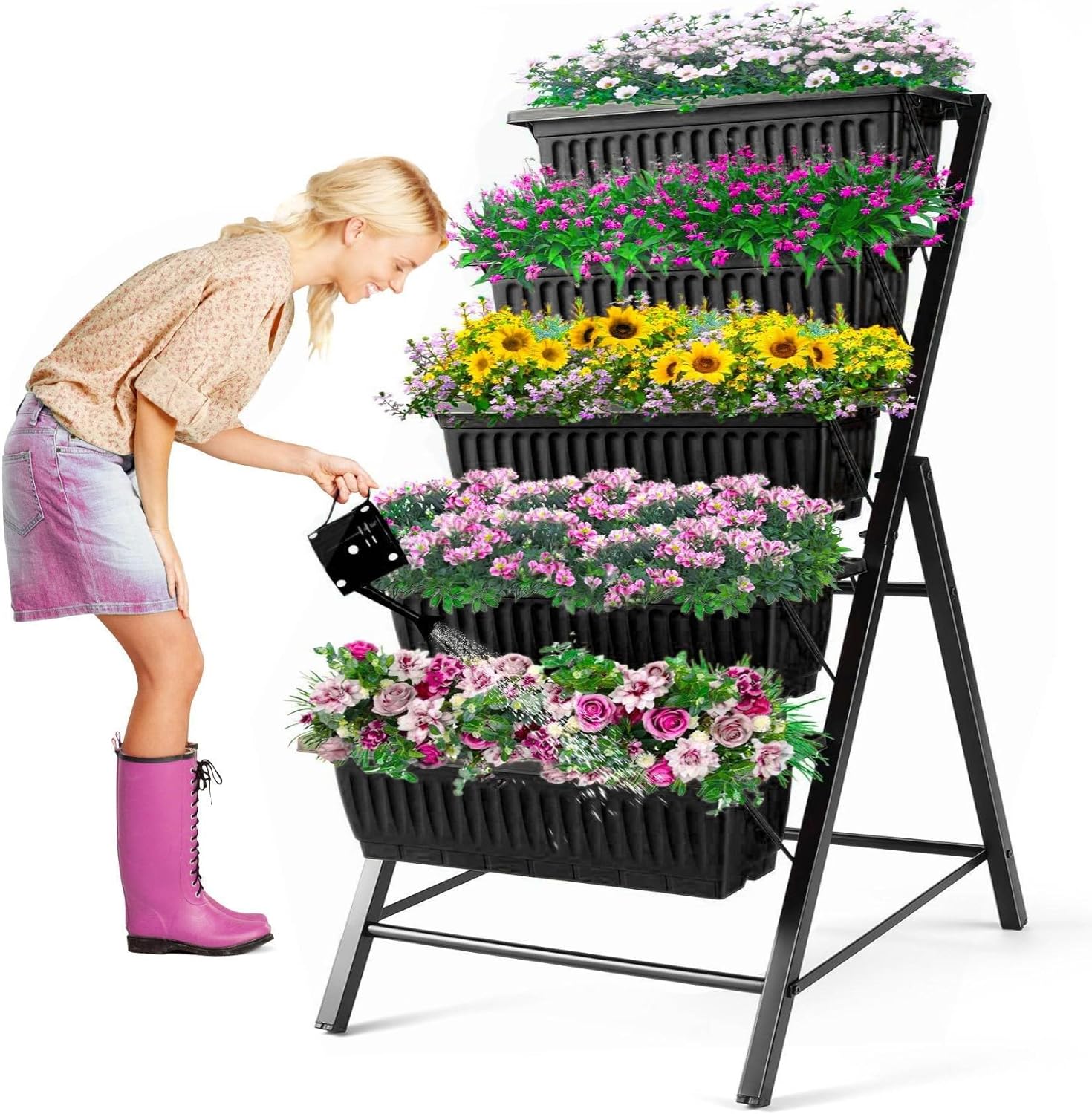 Vertical Planter - Rak Tanam Vertikal Taman Luar Ruangan