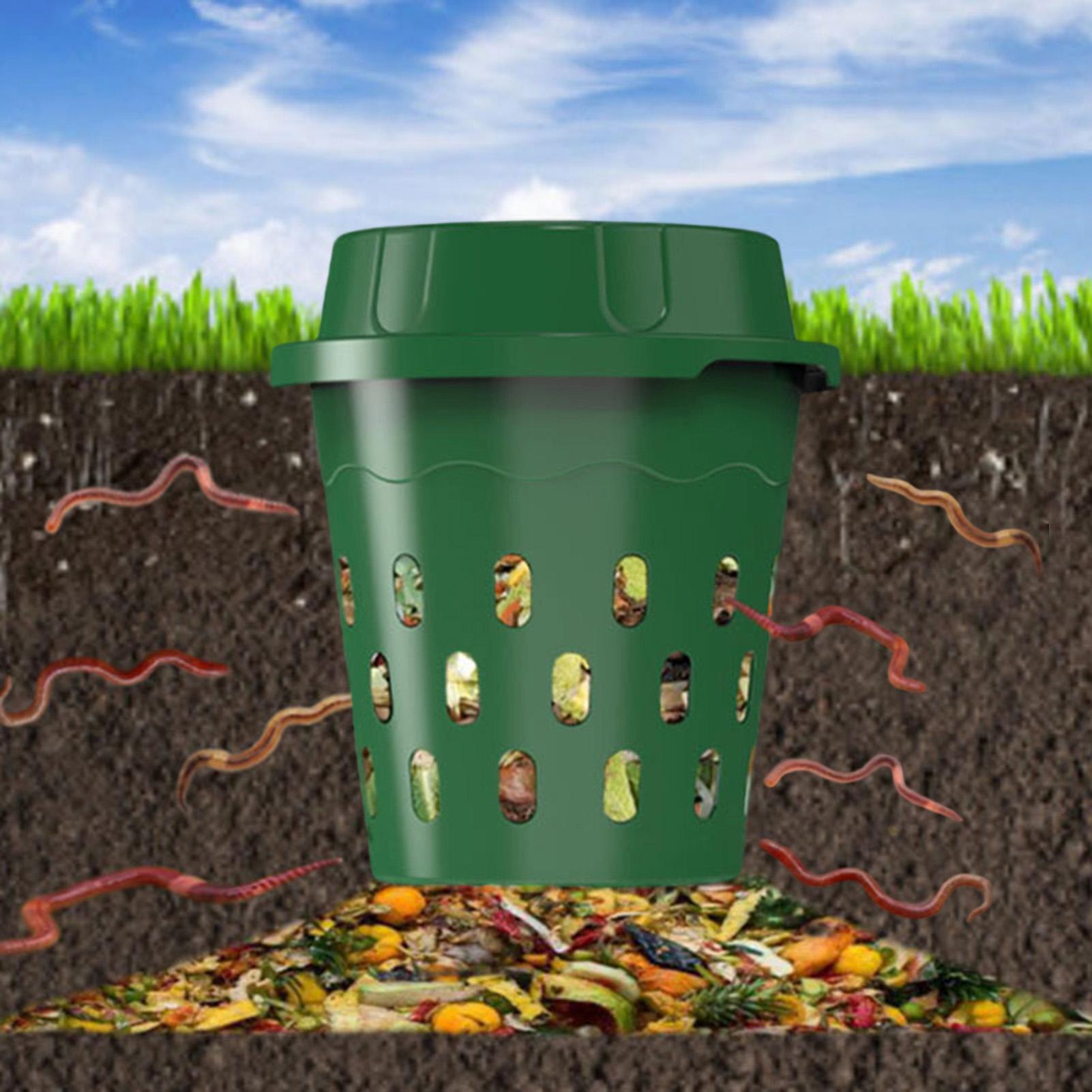 Raised Garden Bed - Komposter cacing tanah bawah tanah untuk