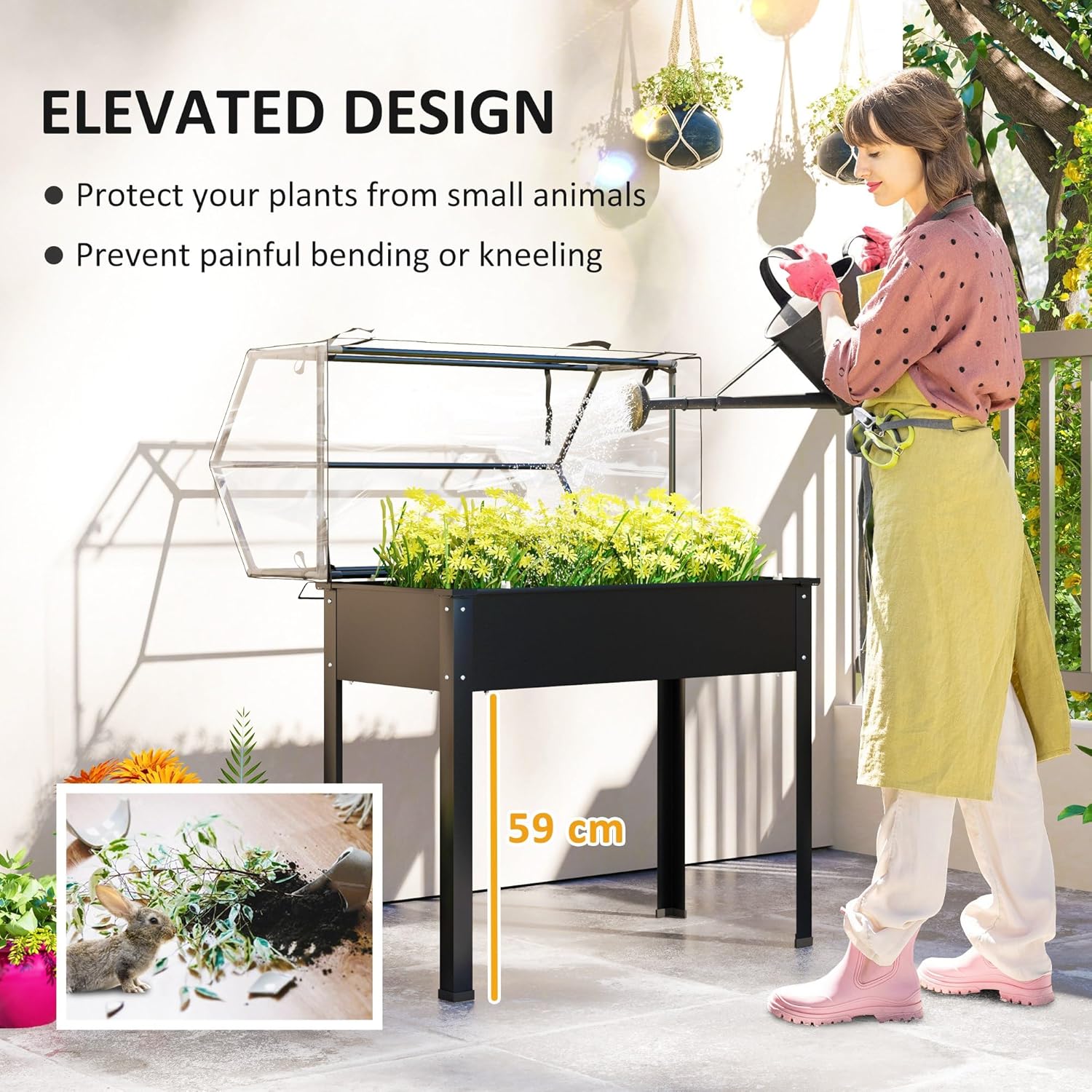 Penggunaan Luar Ruangan - Temp - Raised Garden Bed ulasan dan harga