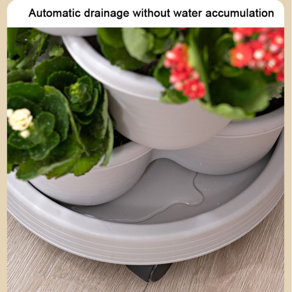 Pot Bunga Plastik Bertumpuk Ve - Vertical Planter ulasan dan harga