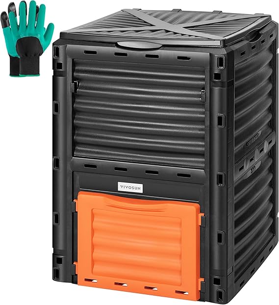 Tempat Kompos Luar Ruangan Kap - Compost Bin ulasan dan harga