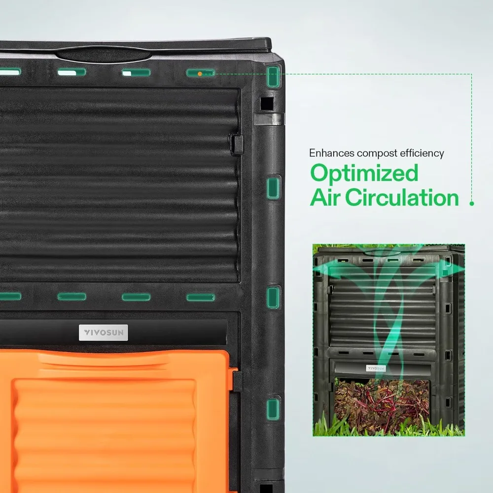 Tempat Kompos Luar Ruangan Kap - Compost Bin ulasan dan harga