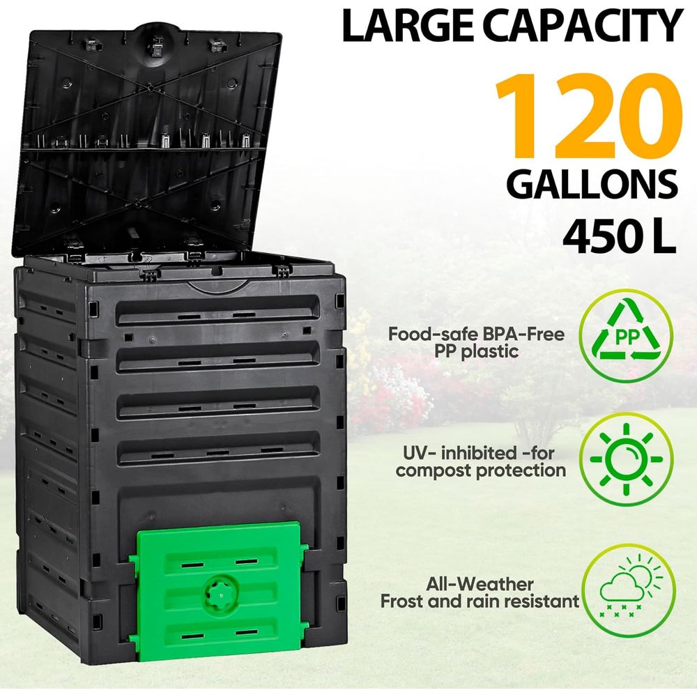 Tempat Kompos Taman 120 Galon  - Compost Bin ulasan dan harga