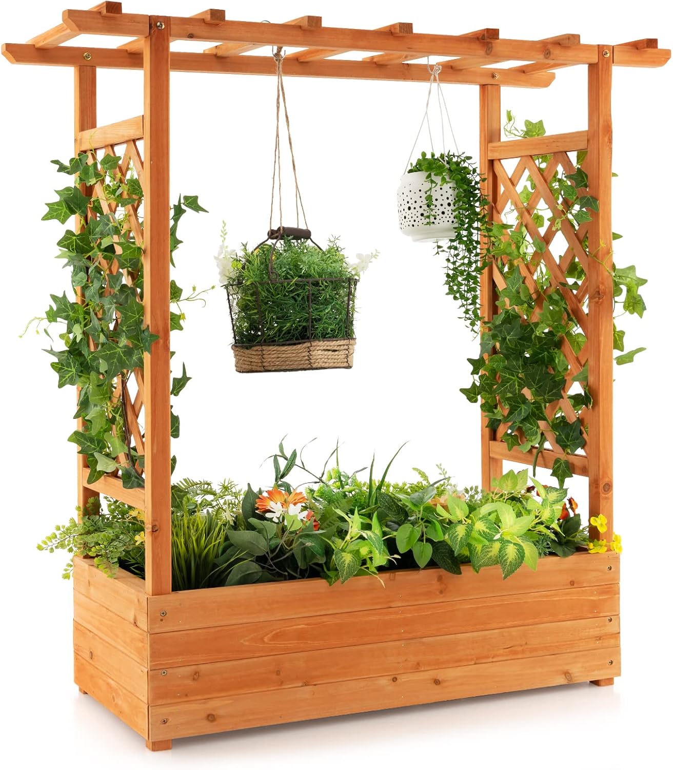 Tempat Tanam Kayu Bertingkat d - Raised Garden Bed ulasan dan harga