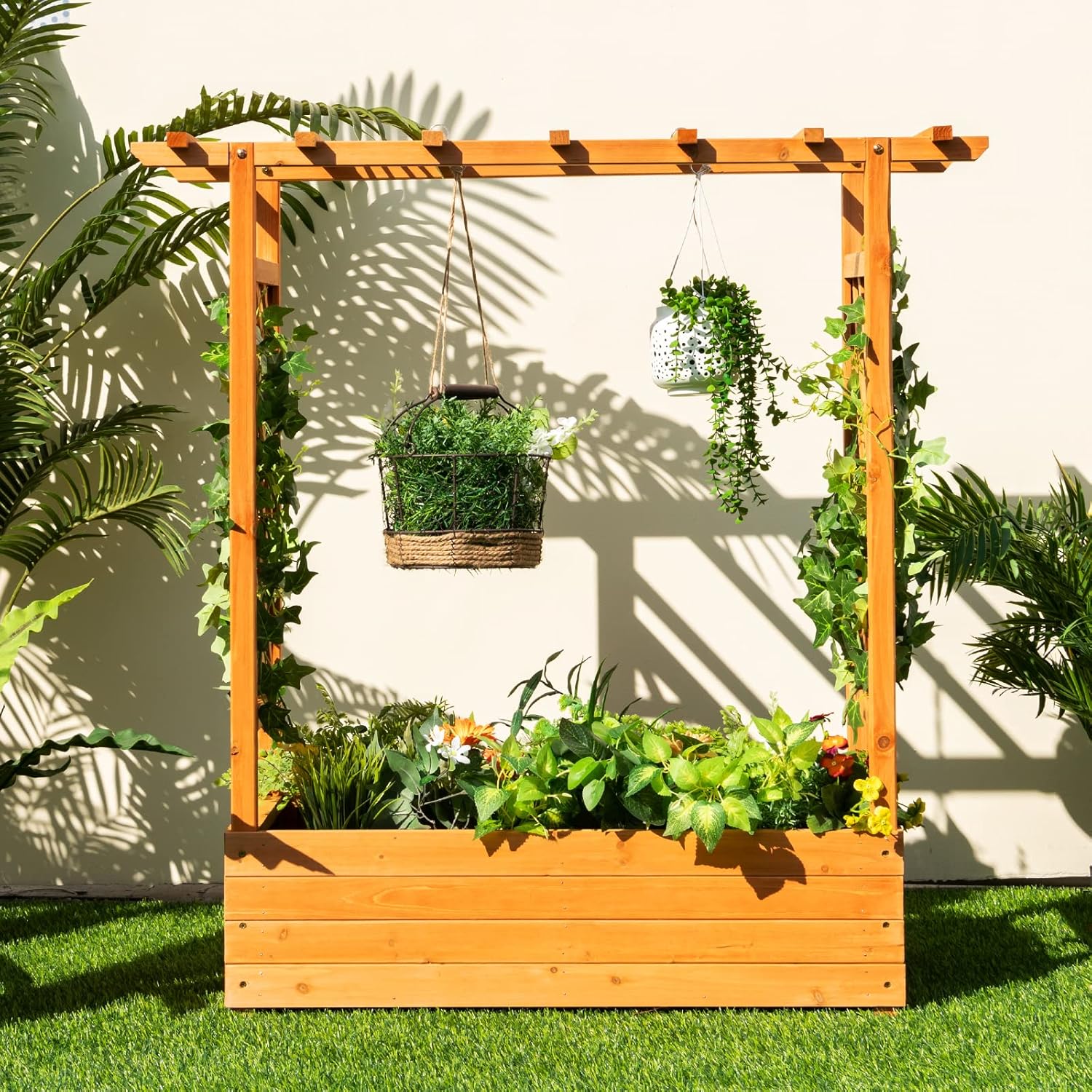 Tempat Tanam Kayu Bertingkat d - Raised Garden Bed ulasan dan harga