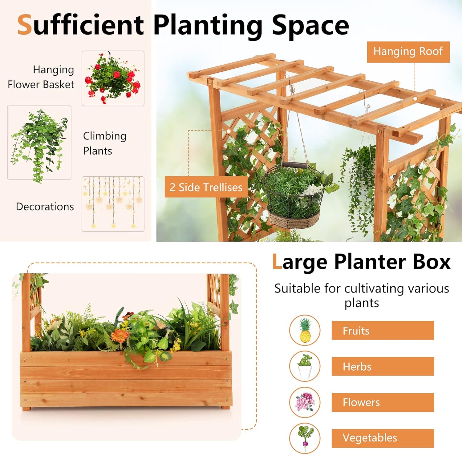 Tempat Tanam Kayu Bertingkat d - Raised Garden Bed ulasan dan harga