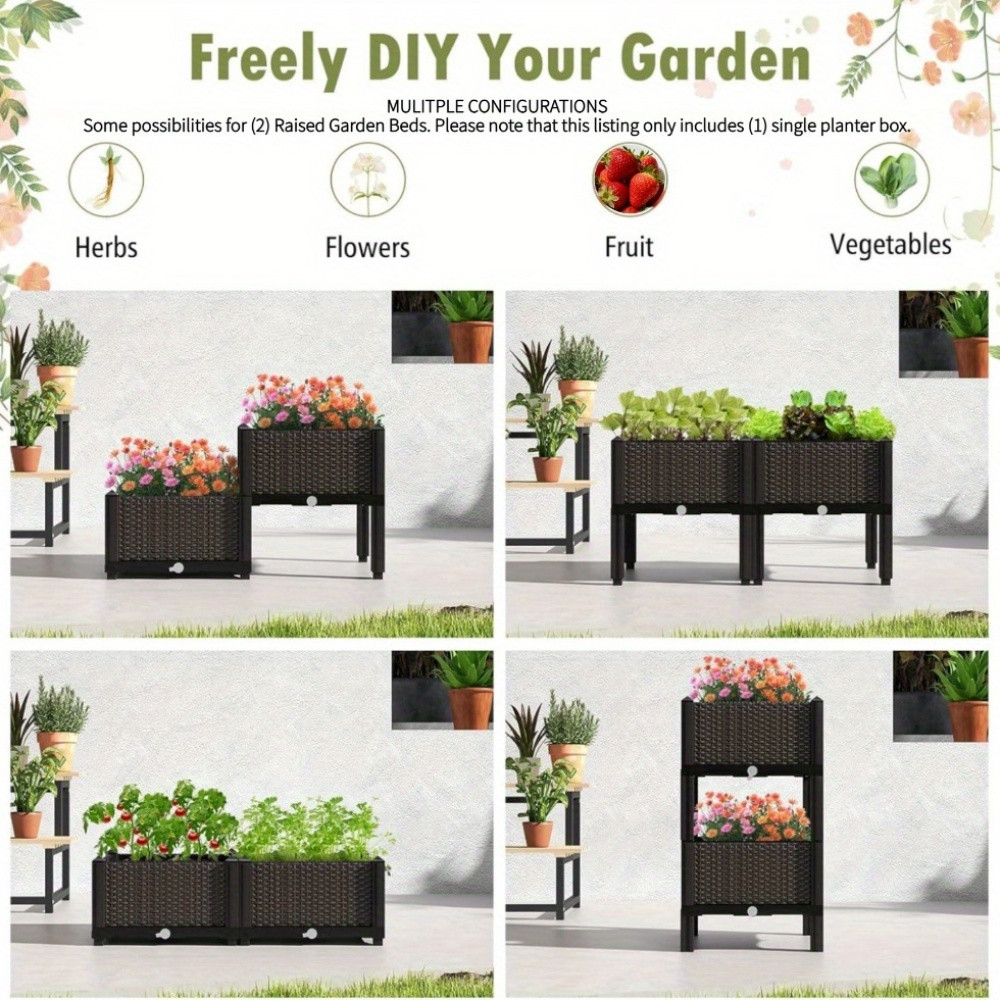 Kotak Tanam Terangkat, Wadah T - Self Watering Planter ulasan dan harga